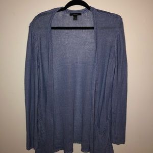 Blue cardigan